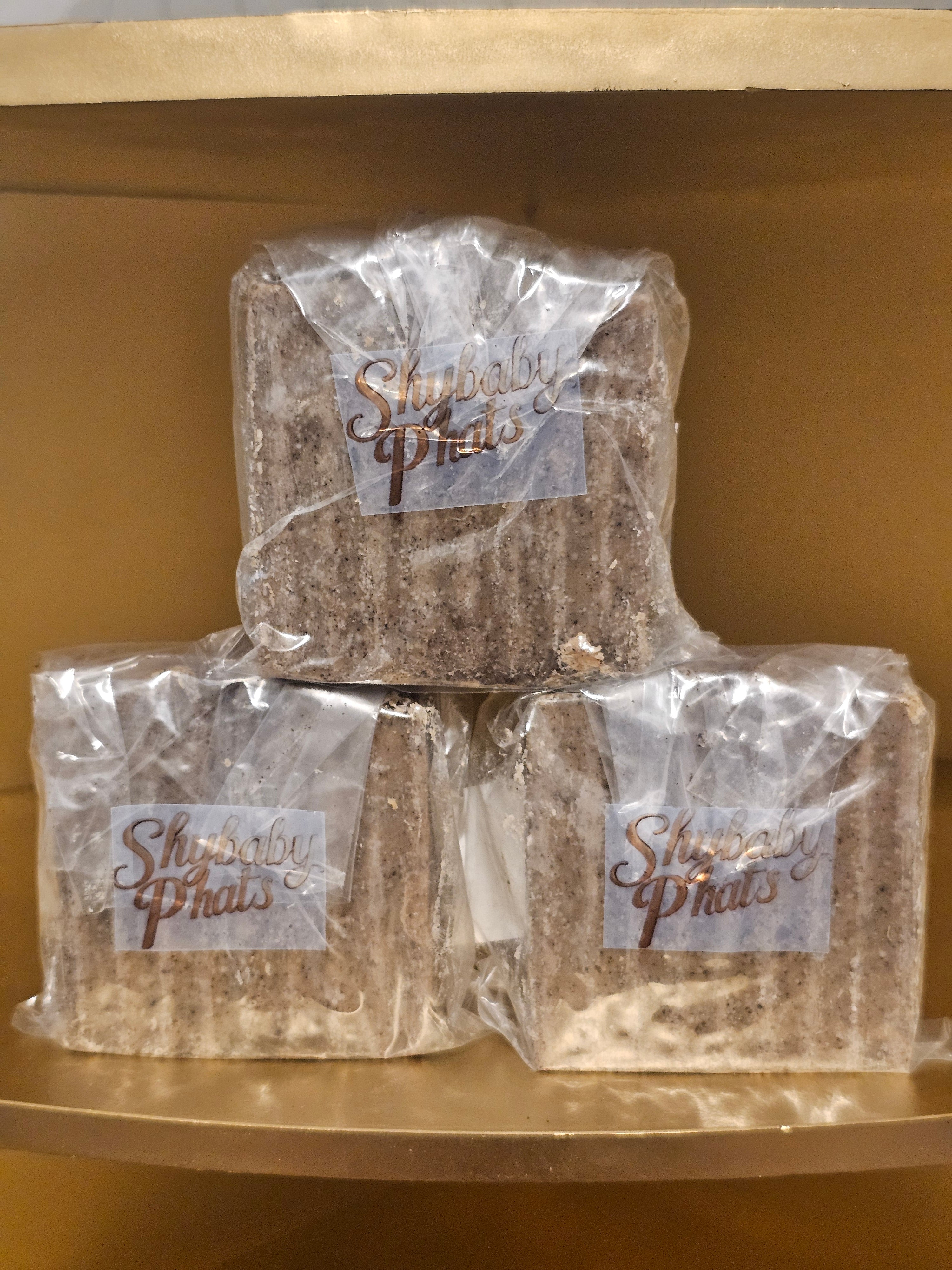 Coffee and Vanilla Bean Infused Tallow Soap with Coffee Grounds